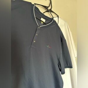2 Greg Norman Blade Collar Shirt Men’s Size 4XL Blue/White